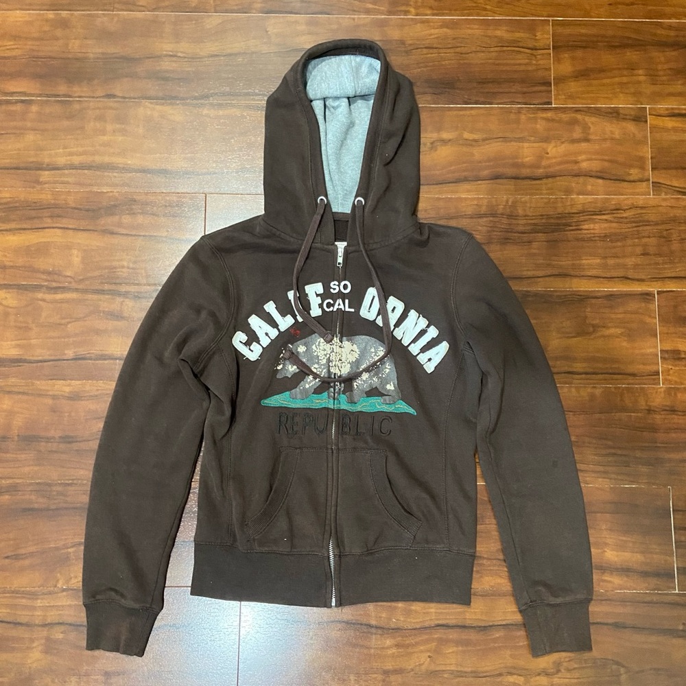 California brown jacket